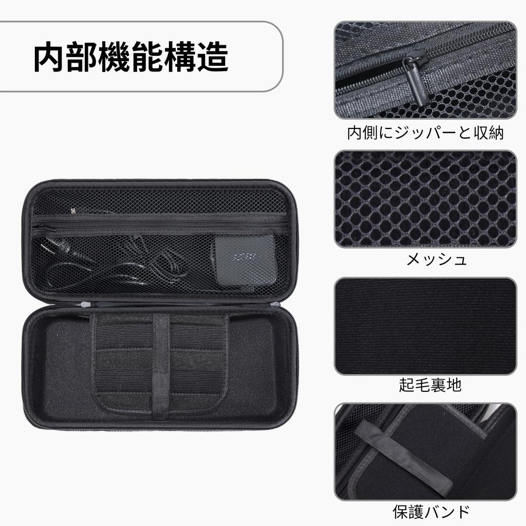 For ASUS ROG Ally X Gaming PC, Portable Hard Case for ROG Ally X Gaming Console - Lightweight, Full Protection, Waterproof and Dustproof (Case Only)