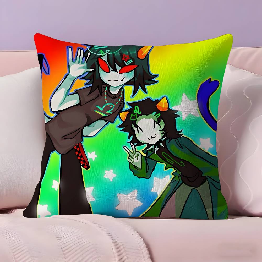 Anime HHomestuck Pillow Case Ultra Soft Skin Friendly Fabric Cloud Like Comfort  Concealed Zipper