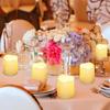 Flickering LED Ivory Electronic Candle, Flameless Tealight Candle,Battery Operated LED Tealight Candle, Ideal for Weddings, Ta