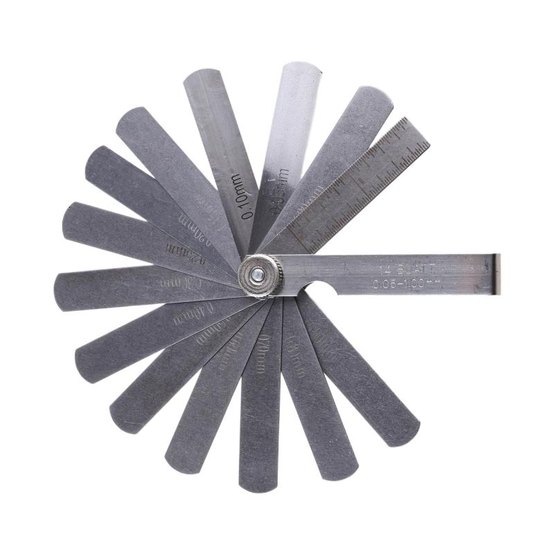 Metric Feeler Gauge Stainless Feeler Gauge Clear Marked Thickness Measuring Tool 1