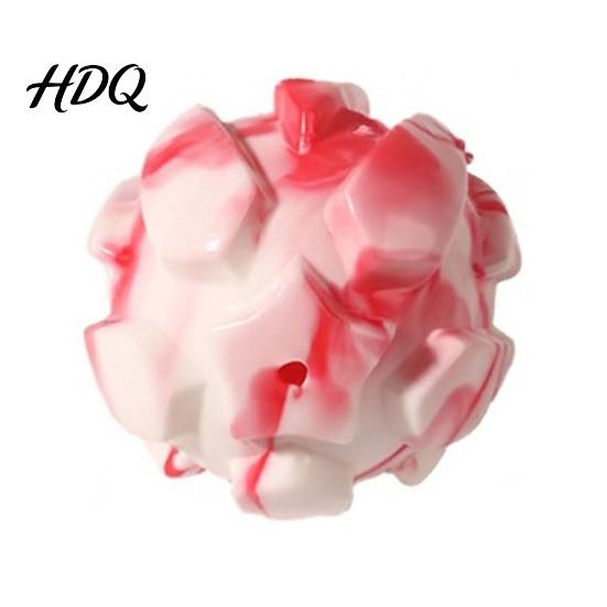Funny Squeaky Toys for Pets Dog Balls Durable TPR Interactive Pet Toy Teeth Cleaning Soft Massage Star Texture Toy Small Medium And Large Dogs Safe