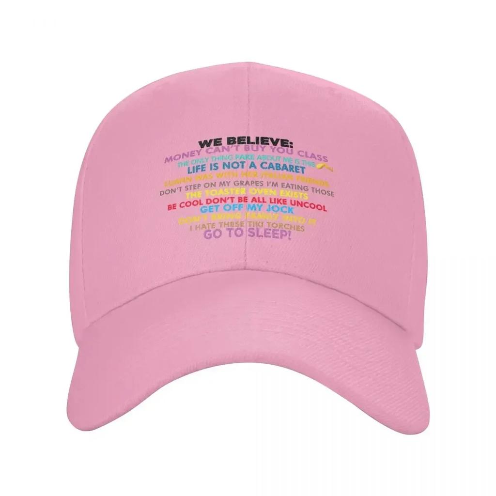 We Believe Real Housewives of New York RHONY Baseball Cap Mountaineering Golf Anime Hat WoWoUnisexs Hats 2025 WoUnisexs