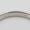 Używane TIFFANY&Co. Pierścionek Klasyczna obrączka UE#57.5 Platyna Pt950 4.8g Platyna prosta