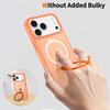360 Rotating Kickstand Skin Feel Magnetic Phone Case for iPhone 17 Pro Max 16 Plus 15 14 13 12 for Magsafe Shockproof Slim Cover