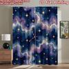 1pc 2D Flat Photography Backdrop Background Cloth Celestial Swirling Stars 100% Polyester Family Party for Holiday Party Home