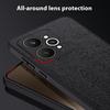 For Realme 15 Pro 5G Case Wood Texture PU Leather Coated PC TPU Phone Cover