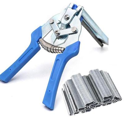 Hog Ring Plier Tool M Clips Staples Chicken Hamster Bird Rabbit Mesh Cage Wire Fencing Caged Clamp Poultry Animal Supplies