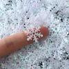 2CM Christmas Decorative Snowflake Wedding Party Throwing Confetti DIY Fake Snowflake Christmas Accessories Materials 300pcs