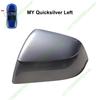 For Tesla Model Y -2026 Juniper Side External Rearview Mirror Carbon Pattern Cover Lower Caps Bottom Shell Frame Replacement
