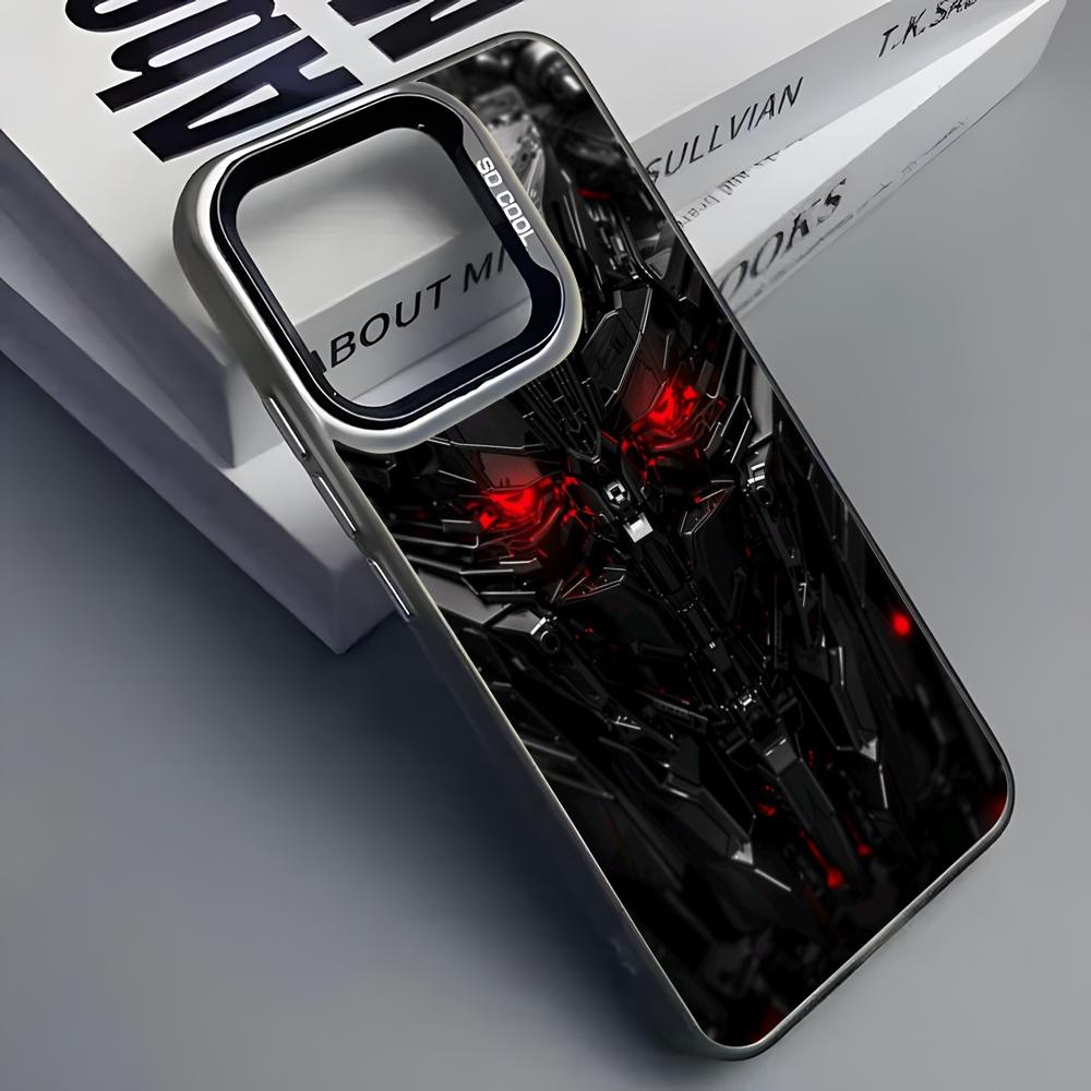 T-Transformers Autobot Phone Case For iPhone 16 15 14 13 12 11 Pro Max Grey Black Matte Laser Metallic Aurora Funda