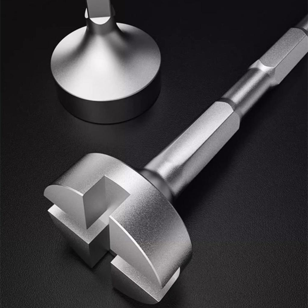 Ground Rod Driver Heavy Duty Alloy Drill Bit Driver Heavy Duty Hammer Rod Converter for Construction Industrial Use