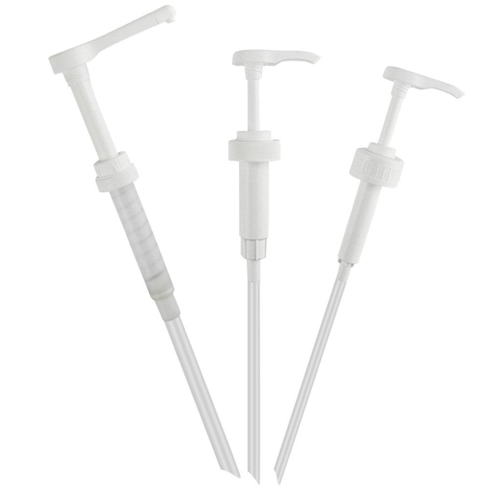 3Pcs Universal Dispensing Pumps Bottle Replacement Syrup Pump Dispenser for Shampoo Soap Conditioner Gallon Bottle Pump