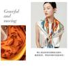 New classic and fashionable silk scarf from the silk industry, 100% mulberry silk fibroin crepe satin versatile women's silk scarf shawl