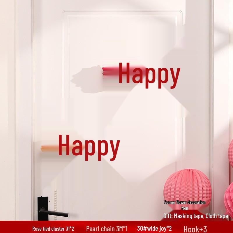Artificial Floral Door Decoration for Wedding Bride & Groom s Bedrooms