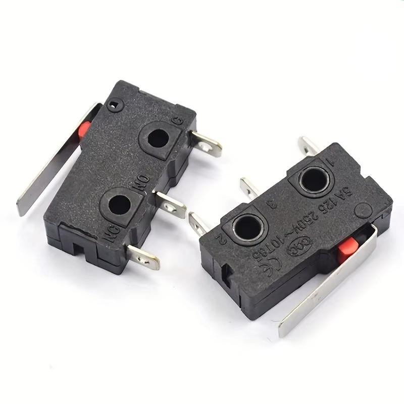 5pcs  Microswitch Micro Roller Lever Arm Open Close Limit Switch KW12-3 PCB