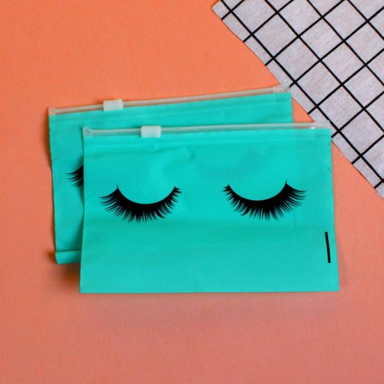Yousheng 50Pcs Makeup Bags Small Zipper Cases Water-Resistant Multipurpose Transparent Eyelash Bags Cosmetics Jewelry Keys Organizers