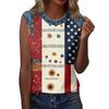 Camiseta informal de manga larga para mujer con cuello redondo y estampado