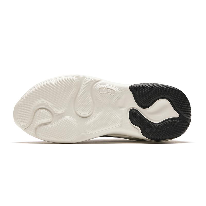 New Anta Life Collection Anti Slip Wear Resistant Low Top Chunky Sneakers Women's Black White 122418813-8