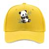 Unisexs Vintage Panda Print  Lettering Retro Baseball Cap  Lightweight Adjustable Hat Suitable for C Sandwich Baseball Cap