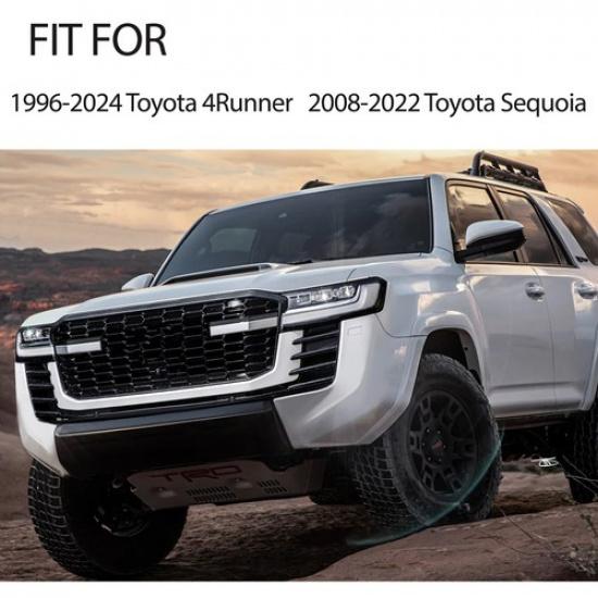 2Pc For Toyota 4Runner 96-24 Sequoia 08-22 LED License Plate Light Xenon White