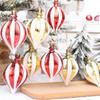 6pcs/Box Painted Gourd Christmas Tree Ornament DIY Crafts Painted New Year Christmas Gifts Boxes Pendant Pendant