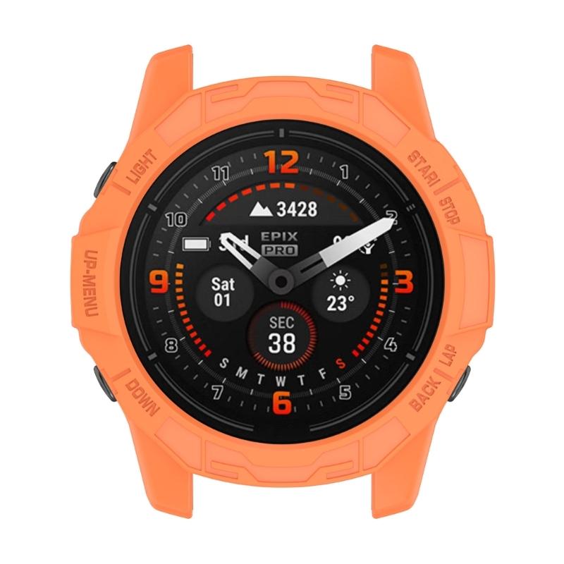 Odolný silikonový ochranný kryt Módní a praktické silikonové pouzdro Chraňte své hodinky před opotřebením pro EPIX Pro 47MM