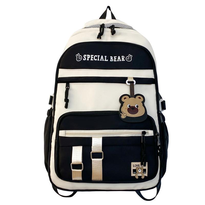 Durable Oxford Cloth Backpack For Middle And High School Students Large Capacity