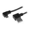 Câble USB A Vers Micro B Avec Connecteurs Coudés À Angle Droit - STARTECH.COM - 2 M - Noir