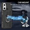 For Xiaomi Redmi 12C 4G PC+TPU Anti-Scratch Phone Case Ring Kickstand Rugged Cover