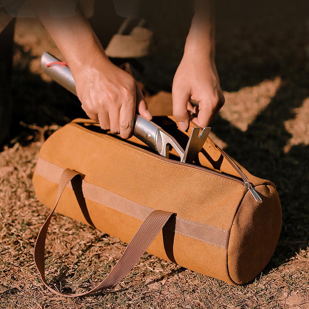 

Tent Install Tools , Portable with Ample Storage for Tent Pegs and Hammer, Idl for Outdoor Camping