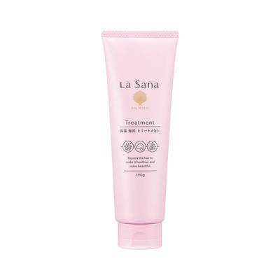 La Sana Seaweed & Sea Mud Hair Treatment 190ml with Refreshing Rose Hip Scent, Rinse-Out Hair Conditioner for Smooth, Nourished Hair