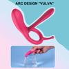 Langtunge Cock Sleeve Ring Vibrator for Men Penis Massasjeapparat 10 Frekvens Klitoral Anal Stimulering Erotiske sexleketøy for par