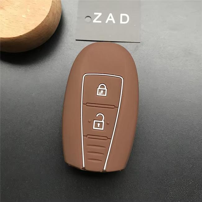 ZAD silicone key fob cover case hood skin protect holder for SUZUKI Swift Sport SX4 SCORSS grand vitara remote car accessori