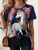 Summer Parrot Bird 3D Print T-shirts Women Streetwear Hawaii Casual Fashion Y2k Short Sleeve T Shirt O-neck Tees Tops Clothing