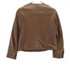 IENA Sheepskin No-Collar leather jacket Brown Women Used
