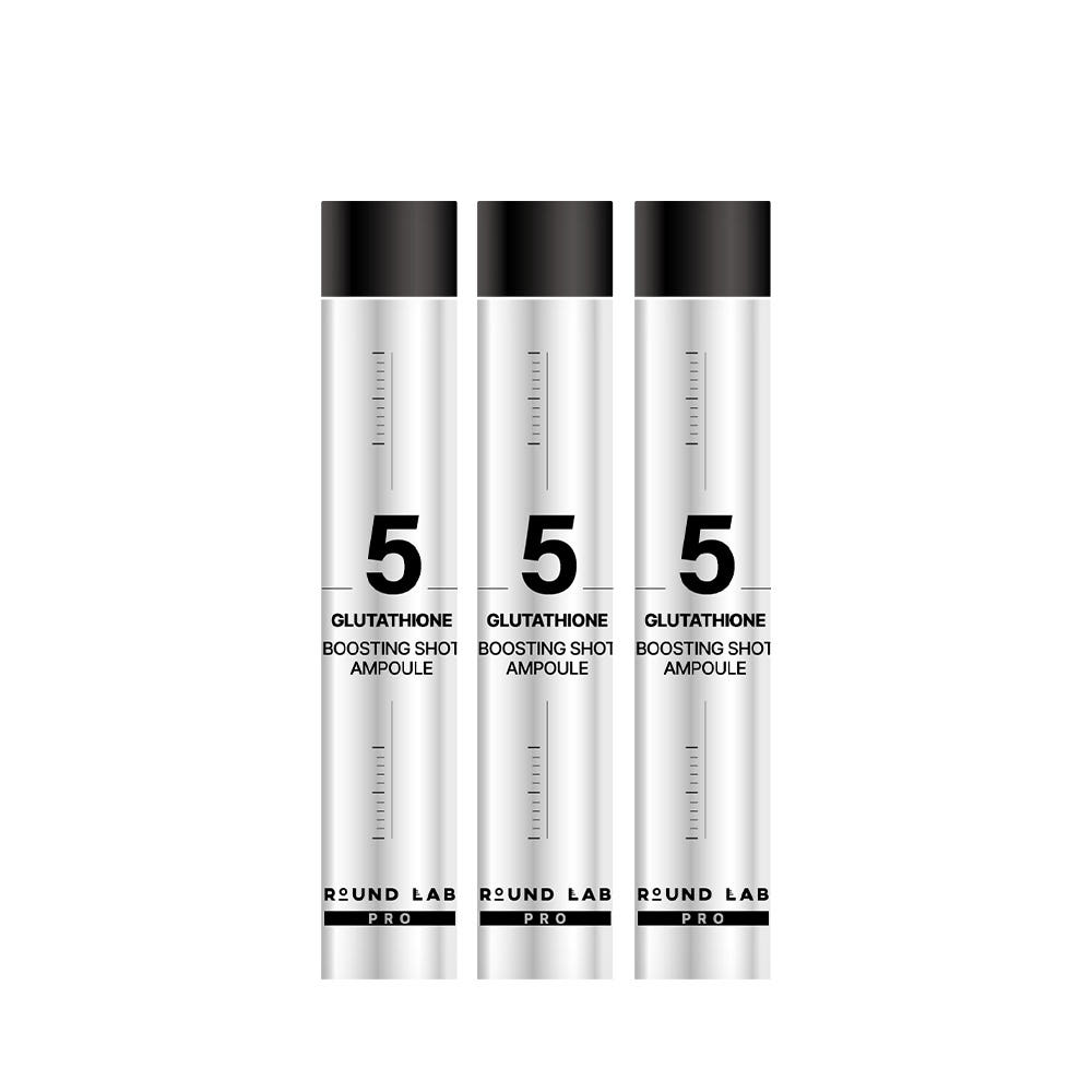 Round Lab Pro Glutathione 5 Boosting Shot Ampoule Refill 10ml × 3 Brightening & Radiance Serum