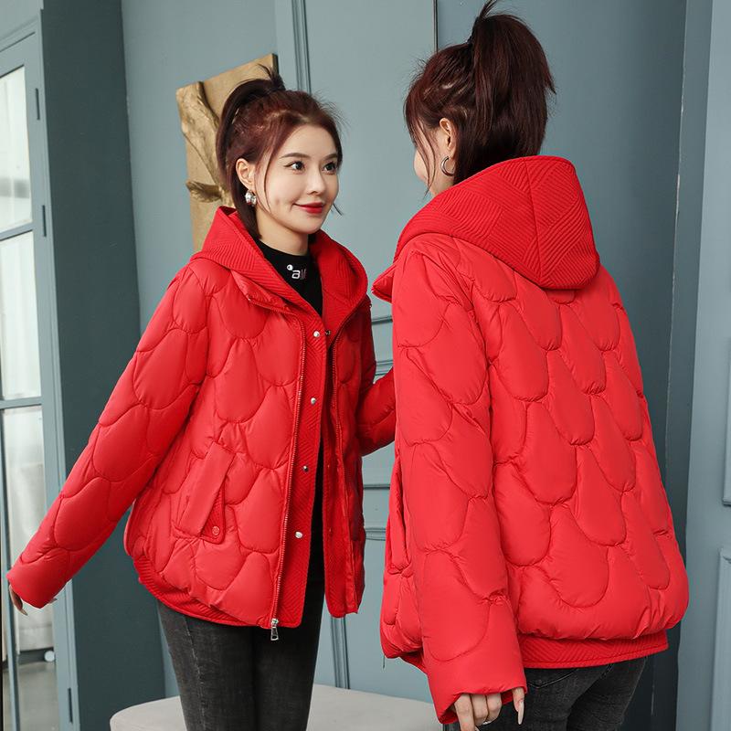 Korean Version of Winter Loose Cotton-padded Jacket Women's New Small Down Cotton-padded Jacket Female Fake 1PCS