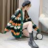 Loose and Lazy Sweater Coat Women's Autumn and Winter Thickened  Korean Version Versatile Long Knitted Cardigan