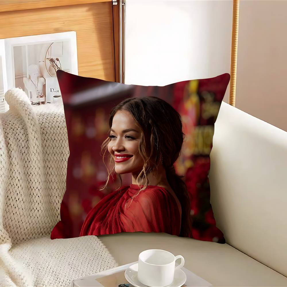 

R-Rita Anmie O-Ora-A Pillow Case Removable Washable Cushion Cover – All-Season Soft Linen 12x12Inch