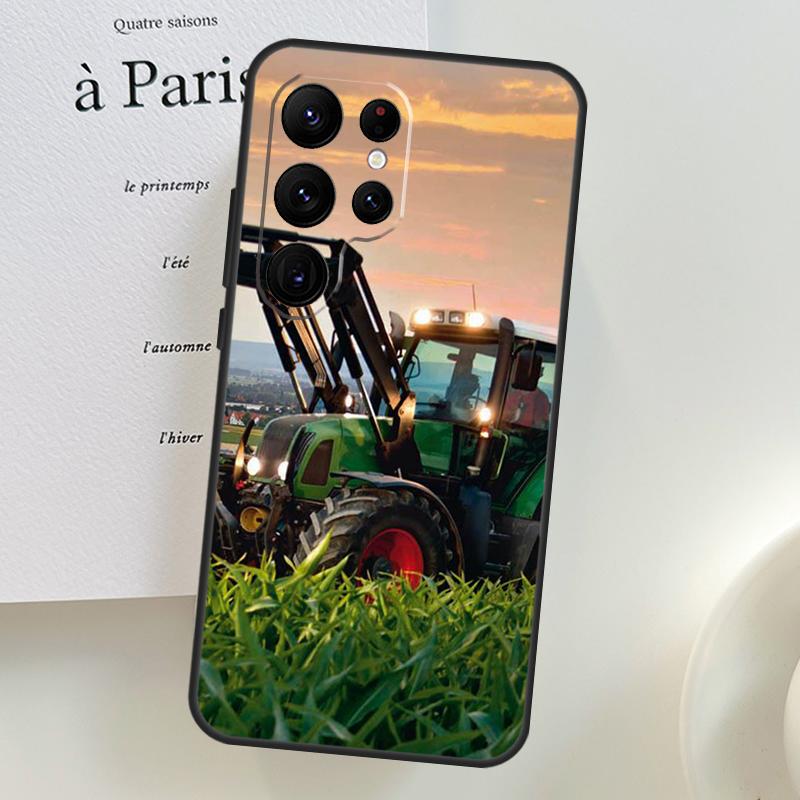 Pouzdro na telefon Samsung Galaxy S26 Ultra S25 S24 S23 S21 S22 Ultra S10 S20 Plus S25 FE s motivem zemědělského traktoru