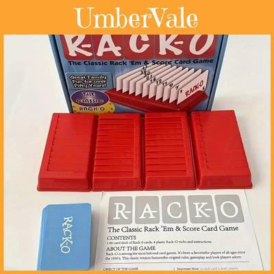 Klassisches Rack Family Brettspiel Mit Gedächtnis Und Interaktivem Spaß Für Drinnen