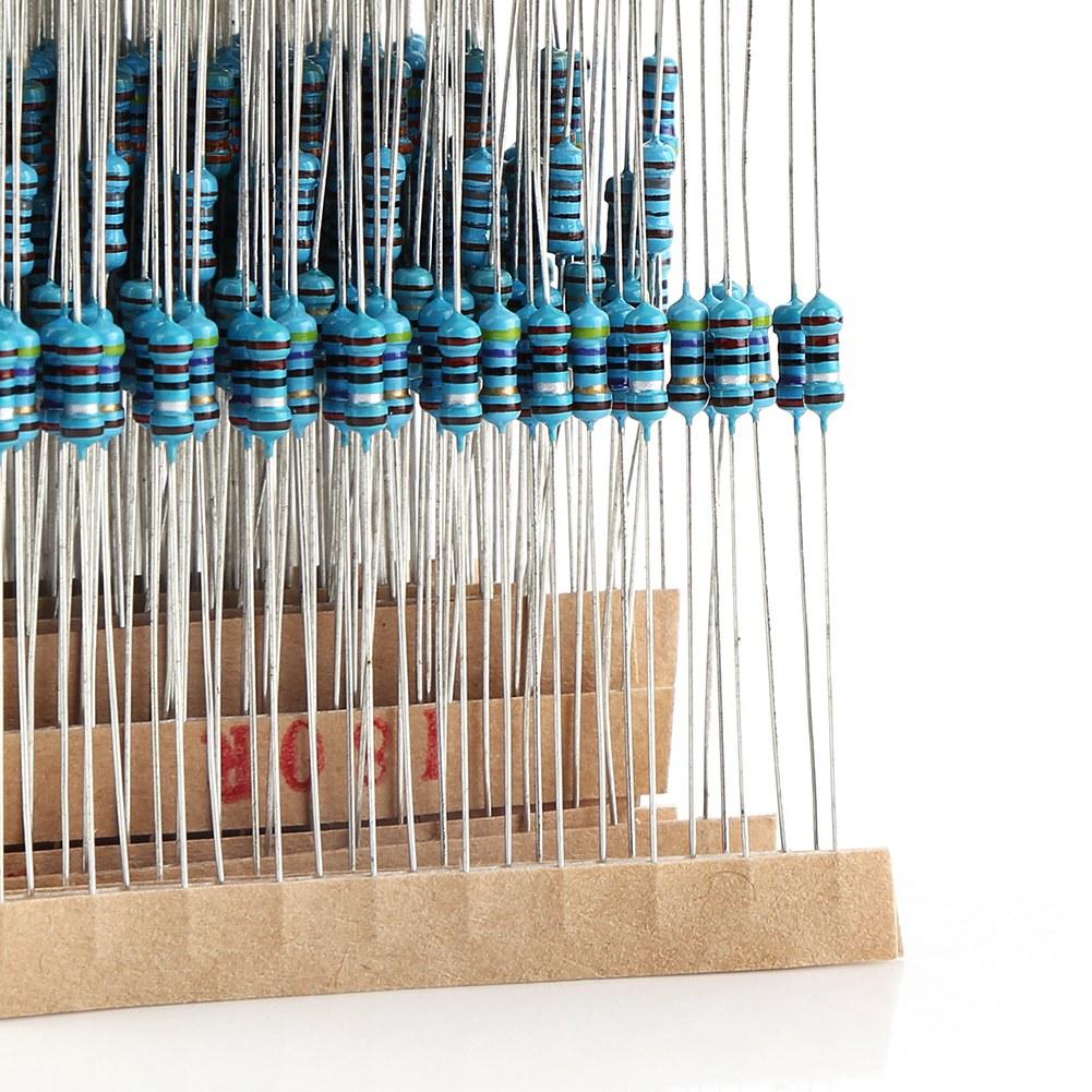 560pcs 56 Types Metal Film Resistor Electronic Assorted Resistance Components Kit