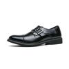 Large size foot casual leather shoes men's pointed business dress leather shoes fashion trend British 38 single shoes 48