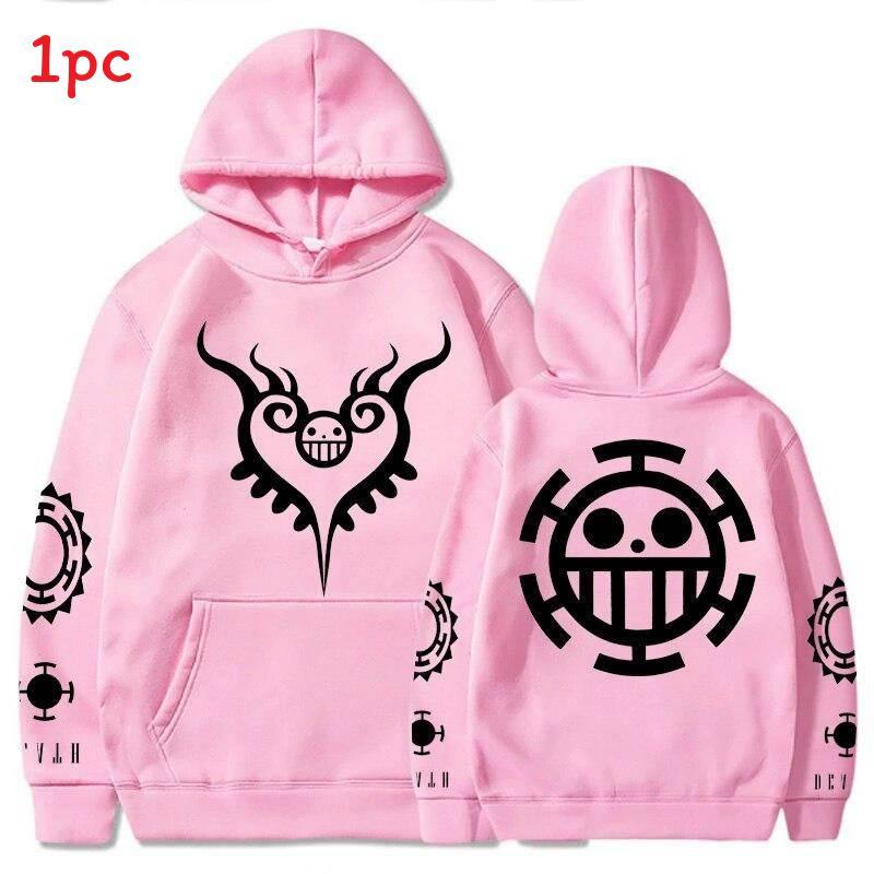 Trafalgar D Water Law Hoodie With Polyester Fabric For Adult Anime Fans