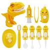 Cartoon Simulation Dinosaur Set, Children'S Role-Playing Toy Play Doctor Toy Set