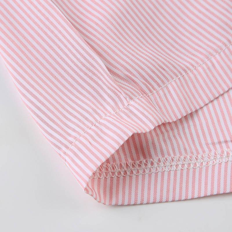 Lässige Shorts mit Streifenmuster für Damen, elastische Taille, modische Knopfhose, Streetwear, schick, Basic, Y2K, lockere Shorts