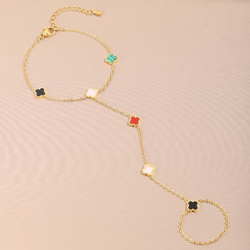 Popular bracelet, titanium steel does not fade, love zircon bracelet, high-end female light luxury niche bracelet, bracelet.