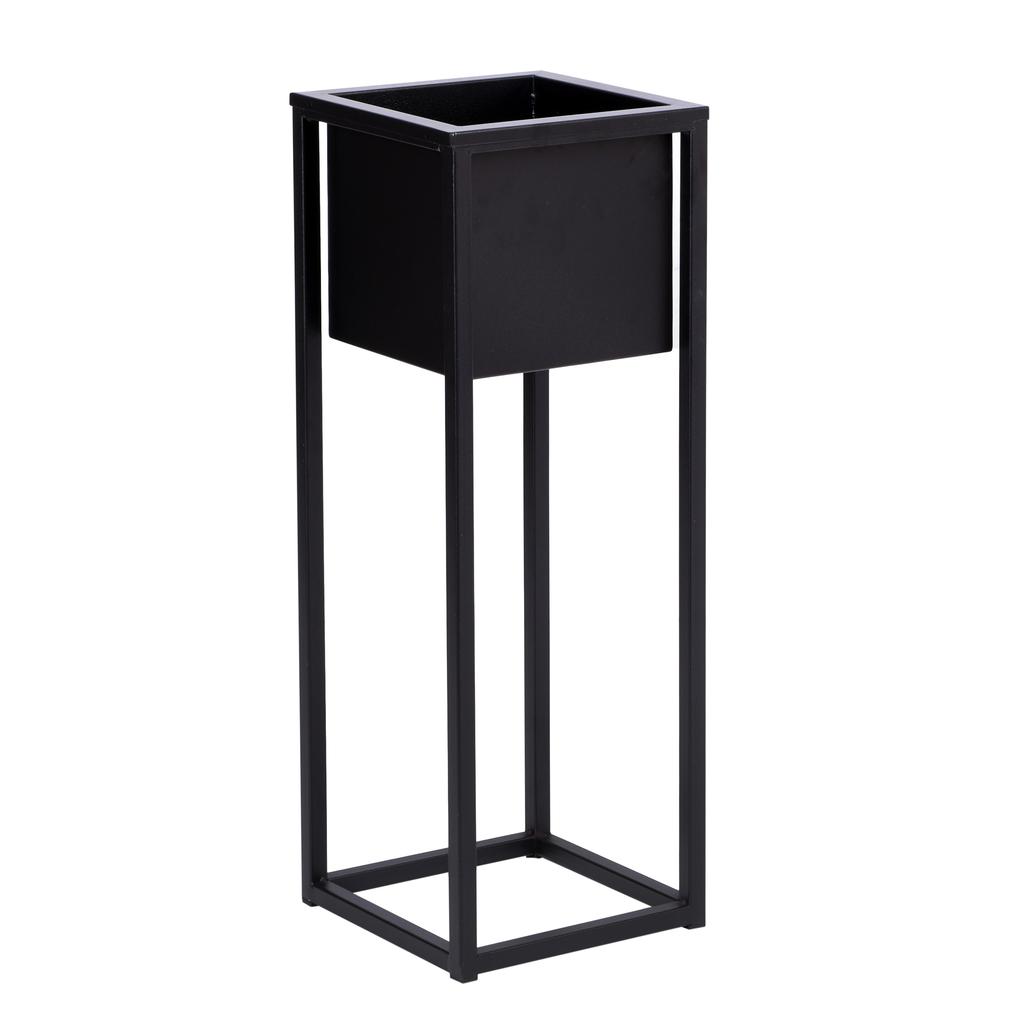 Kwietnik Loftowy Concove 60 Cm Czarny