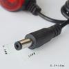 Adattatore Cavo Spina di Alimentazione Presa Universale per Moto Camion Auto Maschio Accendisigari con Pulsante Interruttore Integrato 12V-24V 5A