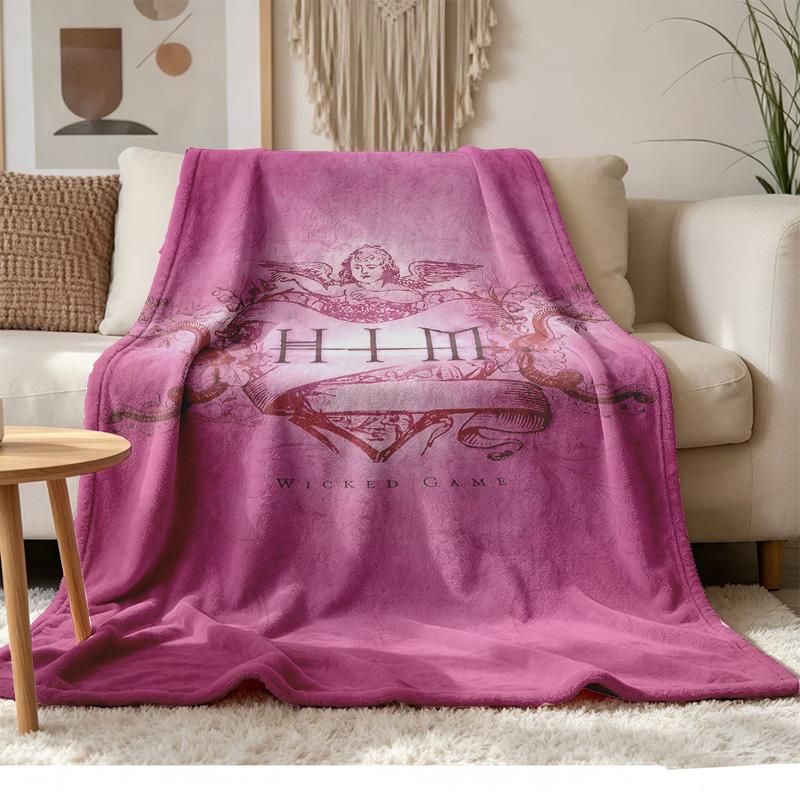 Him Soft and Comfortable Flannel Suitable for Sofas Living Rooms Outdoor Camping Travel and Also Makes a Great Anniversary Gif